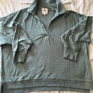 Aerie Sage Green Knit Top
